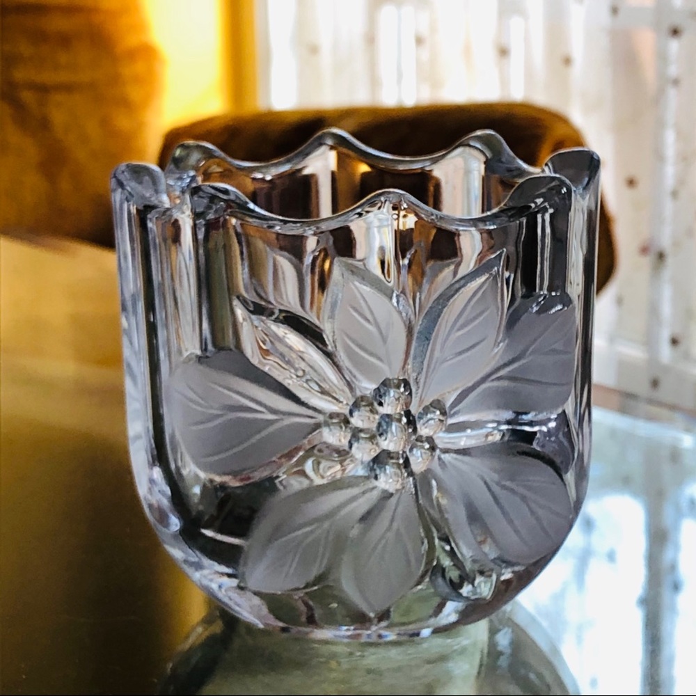 🏺 Fine crystal flower vase ECU Mikasa